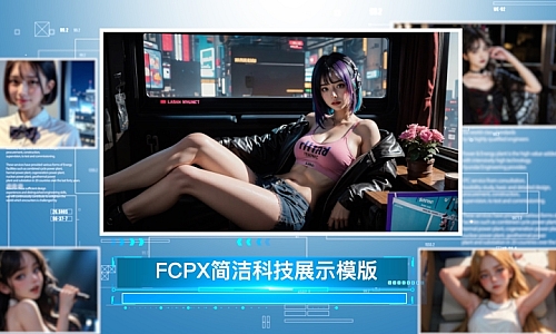大鱼原创FCPX简洁科技图文展示模板
