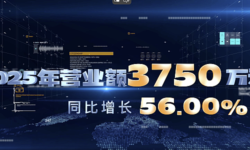 早期帮群友的做的深蓝风格的数字展示标题